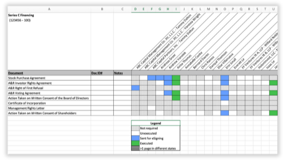 signer matrix- signature page creation-1